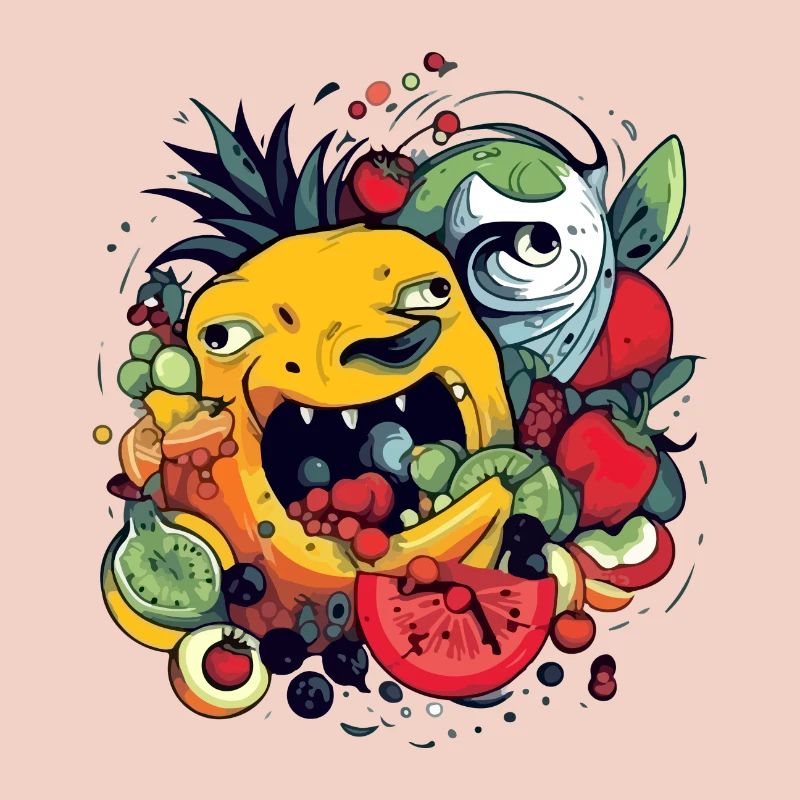 Ananas dévoreur de fruits