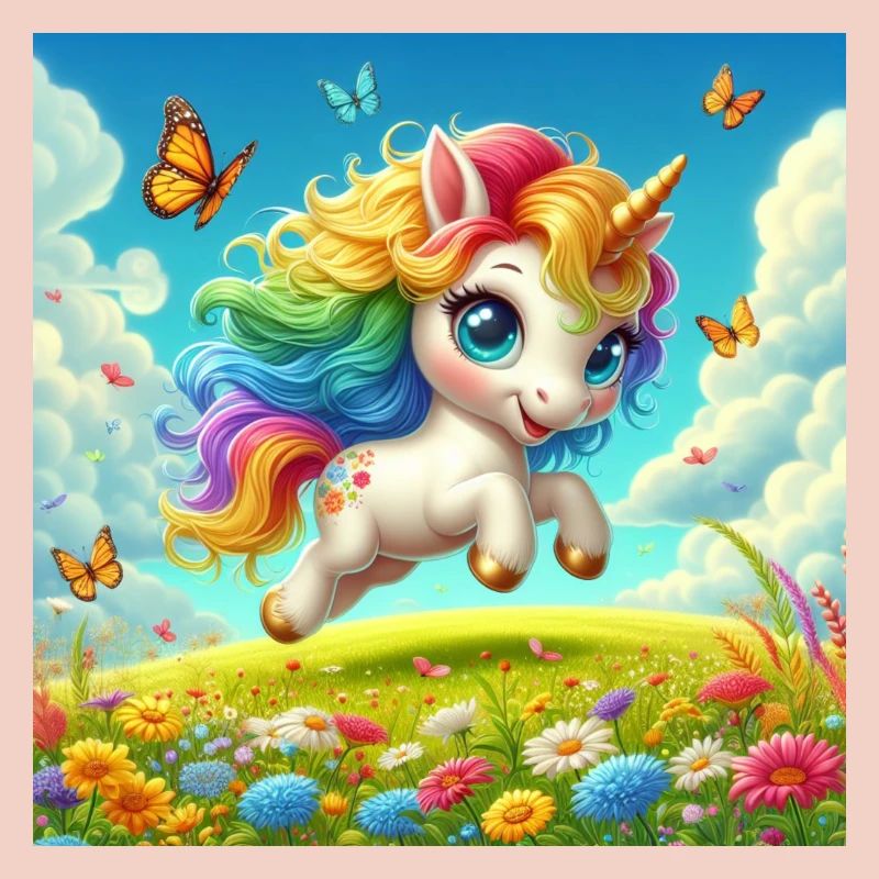 Regenbogenzauber Einhorn