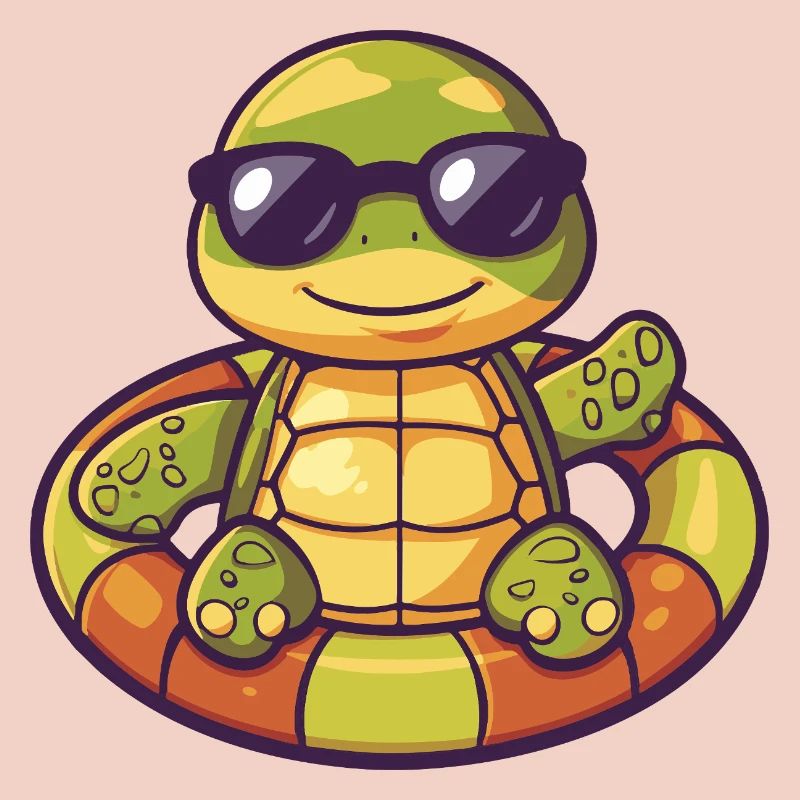 Turtle Comic Cool