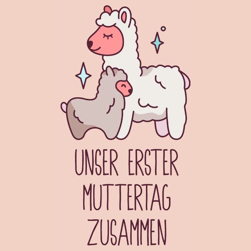 Muttertag - Erster Muttertag - Süße Alpakas