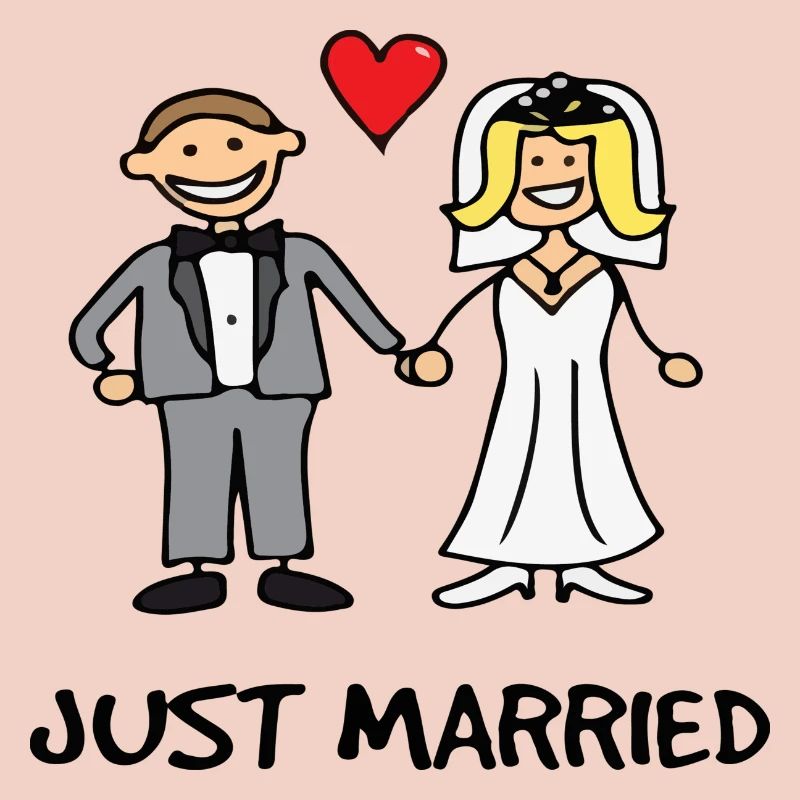 Just married - married couple, wedding present