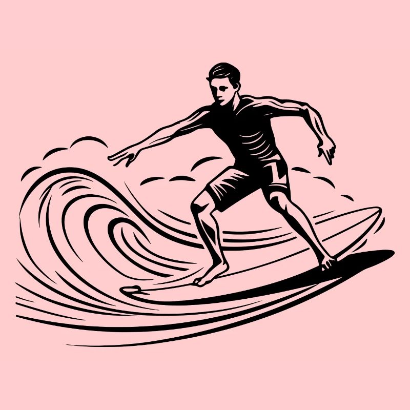 Surfer Junge