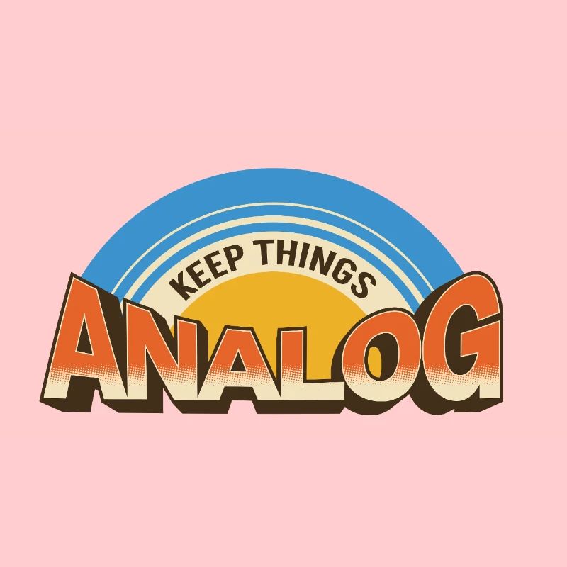 Keep Things Analog – Retro Tech-Statement