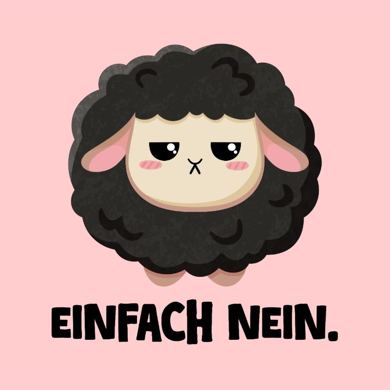 Grumpy Schaf Einfach nein