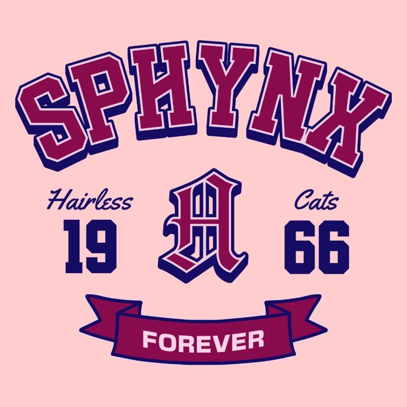 Sphynx Cats Forever Classic Varsity Style