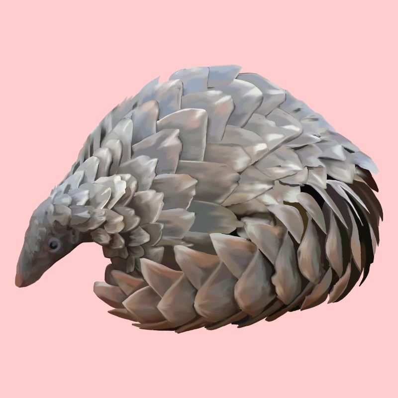 Pangolin dessiné à la main