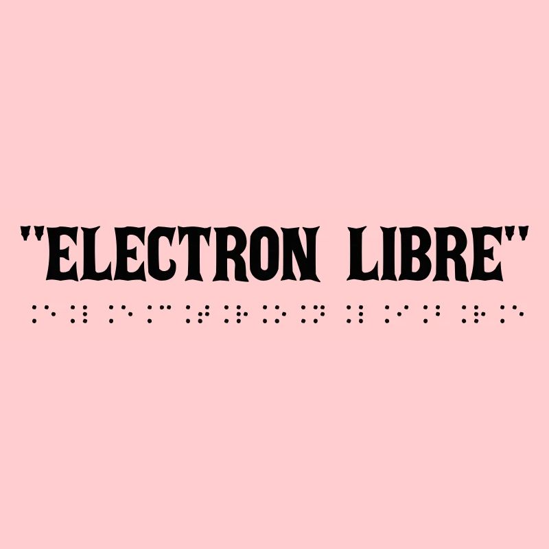 Typographie électro rétro
