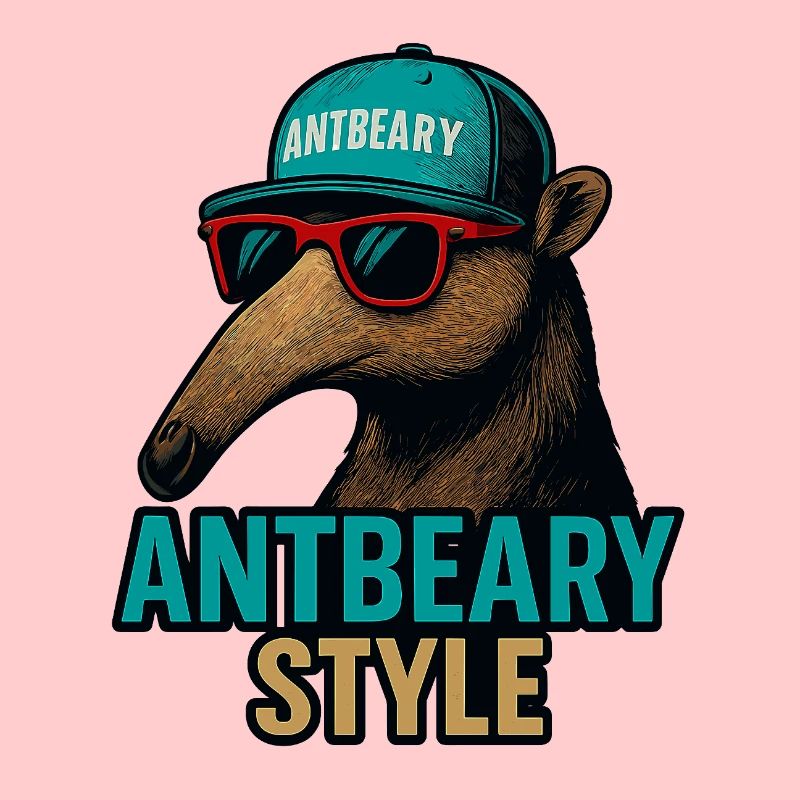 Antbeary Style Aardvark Cartoon