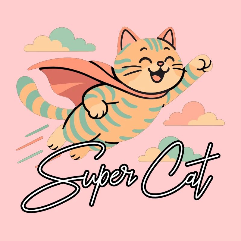 Super Katze Britisch Kurzhaar getigert Geschenk