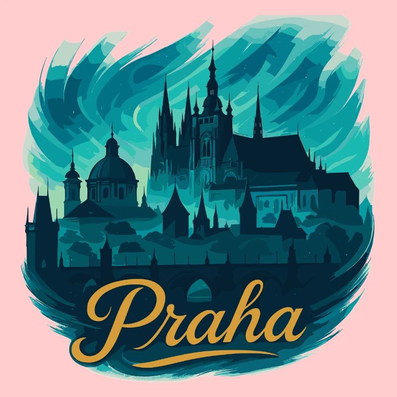 Praha Skyline Prague Capitale République tchèque Maritime