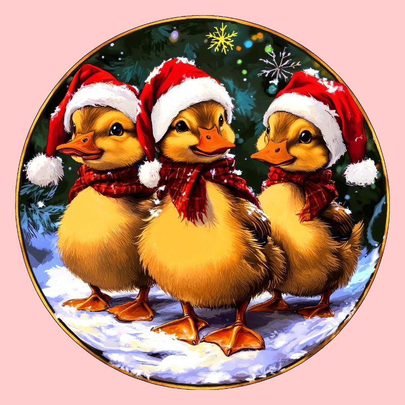 Weihnachtsmann Entchen