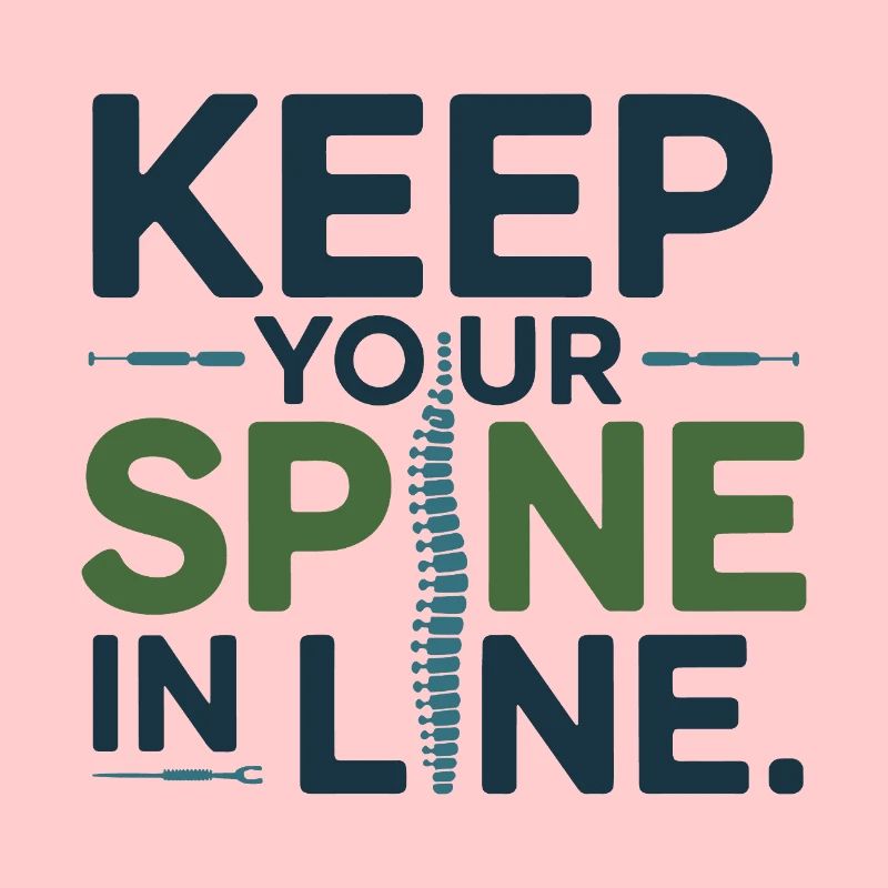Chiropractor Keep Your Spine In Line Professional 
