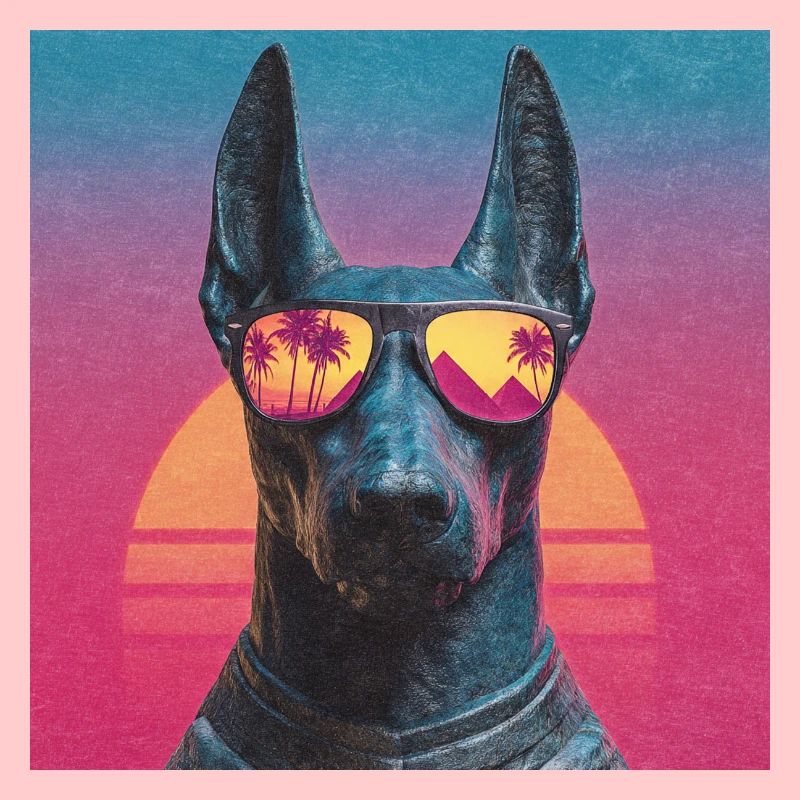 Anubis Synthwave - God on Vacation