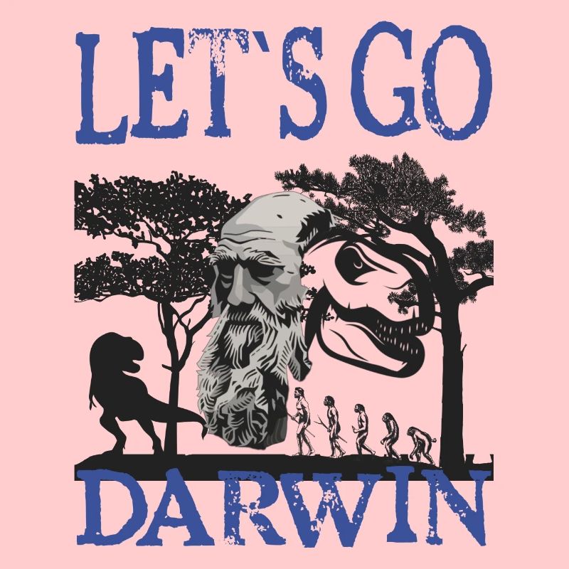 Charles Darwin Evolution textile gift idea