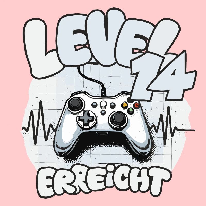 Level 14 erreicht Controller Joypad Herzschlag 