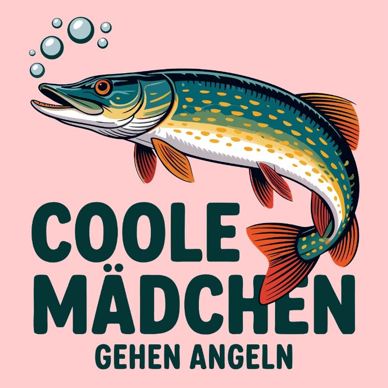 Coole Mädchen Angeln