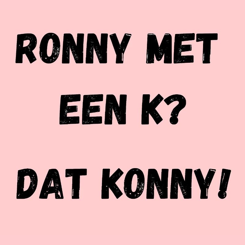 Ronny avec un K