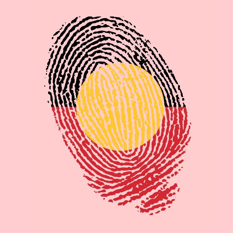 Fingerabdrücke der australischen Ureinwohner
