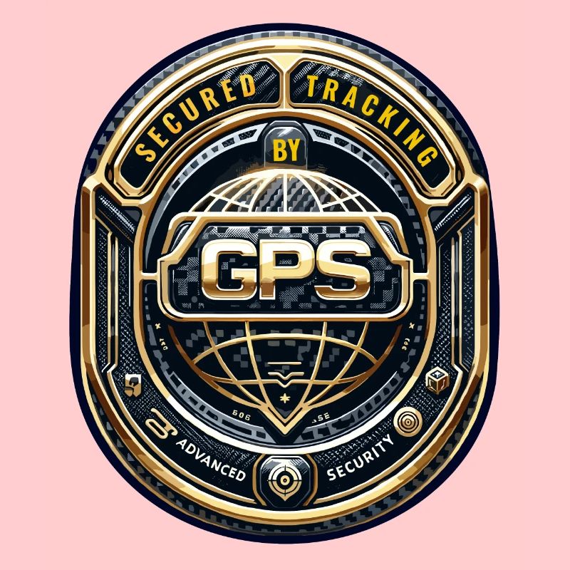 GPS-Tracking Warnaufkleber