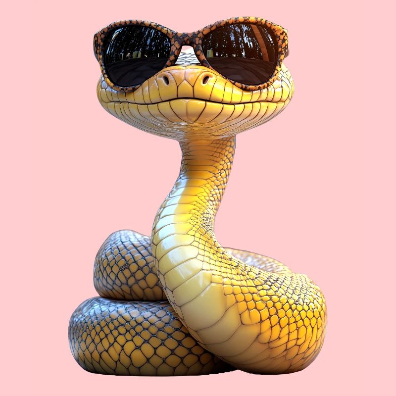 Serpent Python Cobra Mamba Serpent à sonnettes Serpent