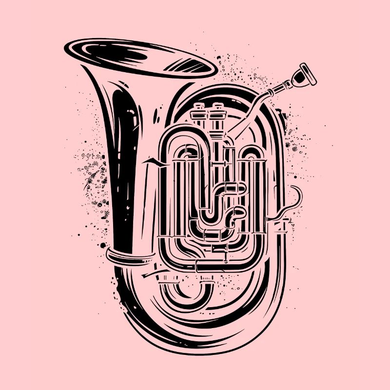Dessin de tuba