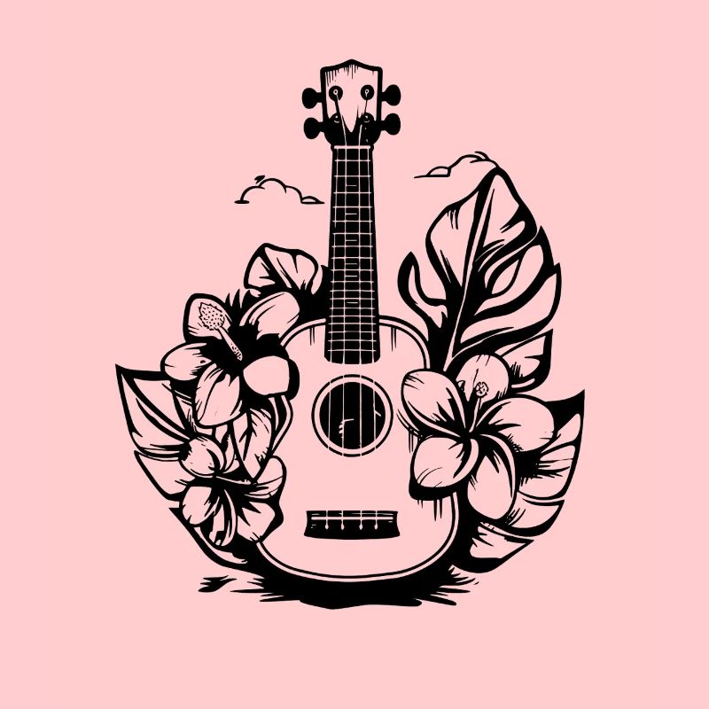 Cartoon Ukulele