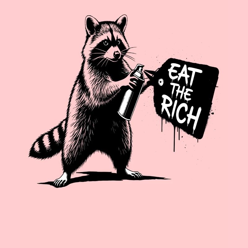 Waschbär Sprayer - EAT THE RICH
