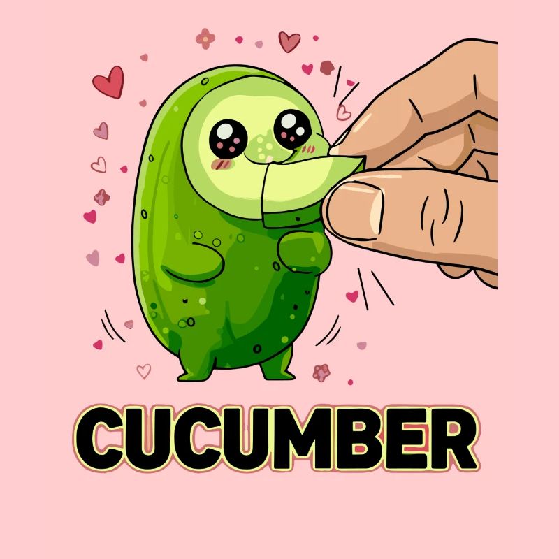 Concombre Amour Kawaii Manga Concombre
