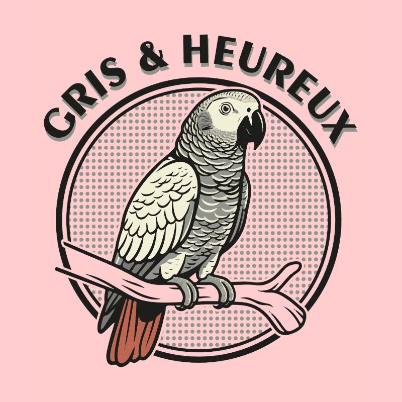 GREY & Happy Parrot – Gabon Grey