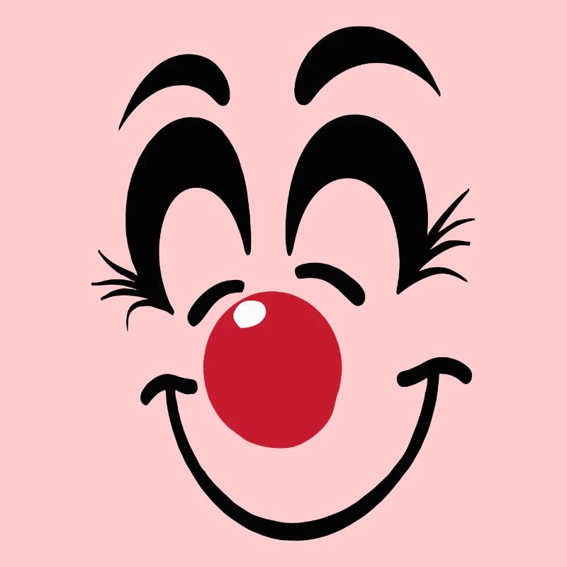 Carnaval du visage de clown joyeux Carnaval Carnaval