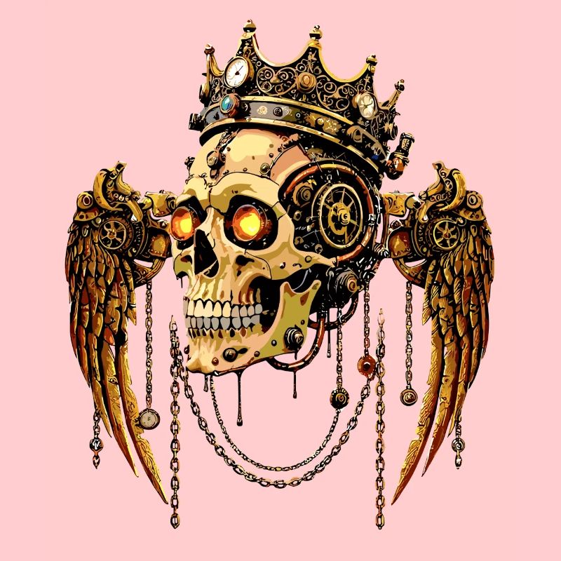 STEAMPUNK SCHÄDEL KRONE