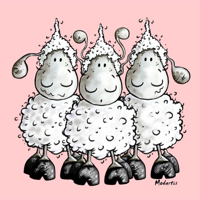 "Mc Wool" - sheep t-shirt design