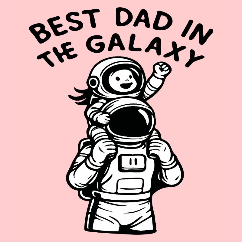 Bester Vater in der Galaxis Astronaut