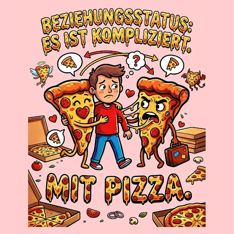 Relationship status It's complicated with pizza