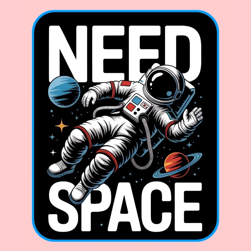 Need Space Astronaut Illustration