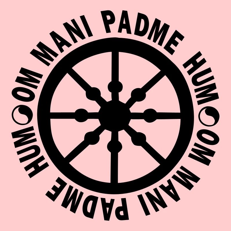lebensrad mit mantra "om mani padme hum"
