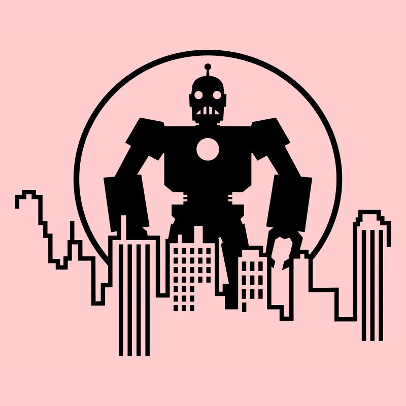 Robot Skyline – Sci-Fi Android Silhouette Shirt