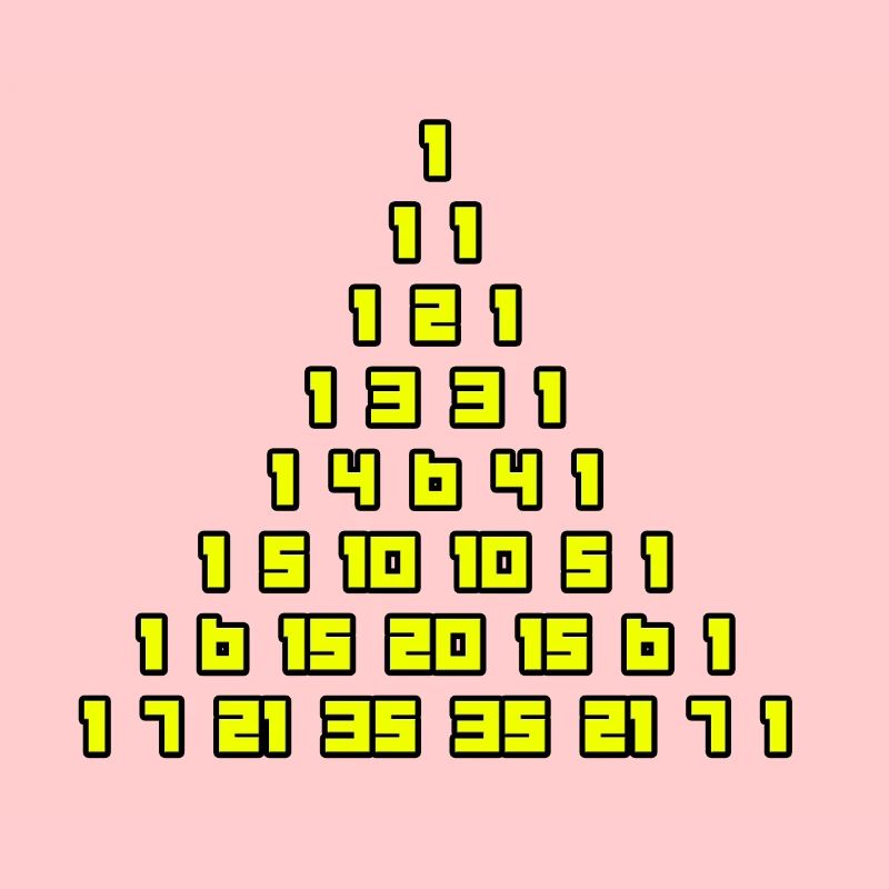 Le triangle de Pascal