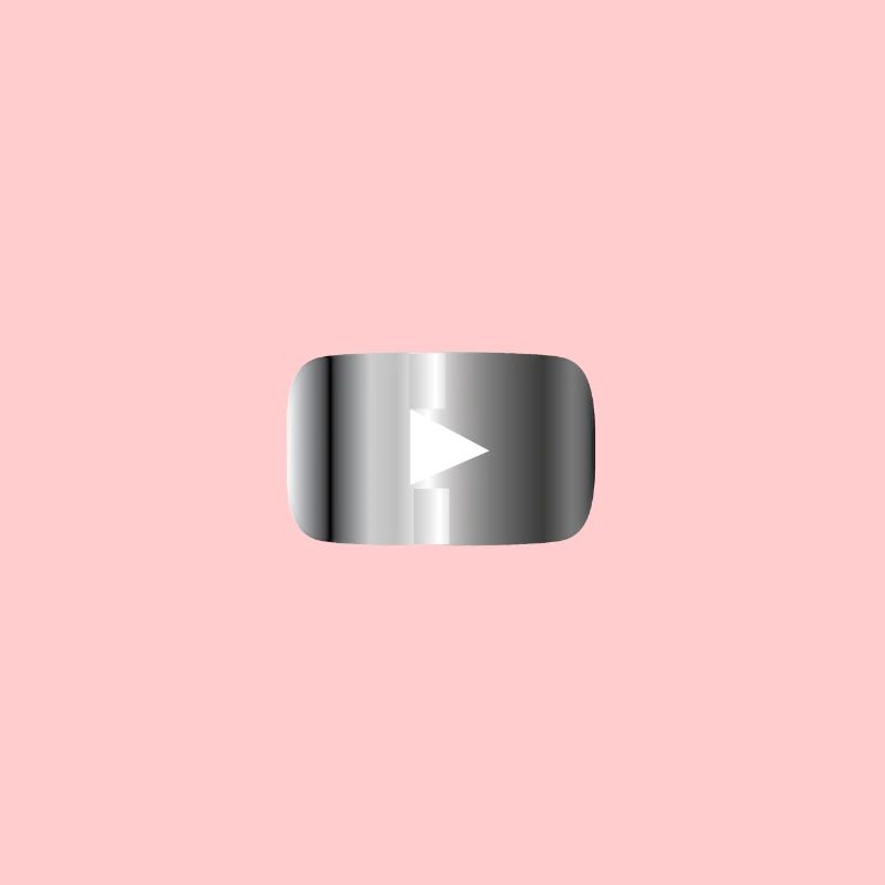 Silver Play Button