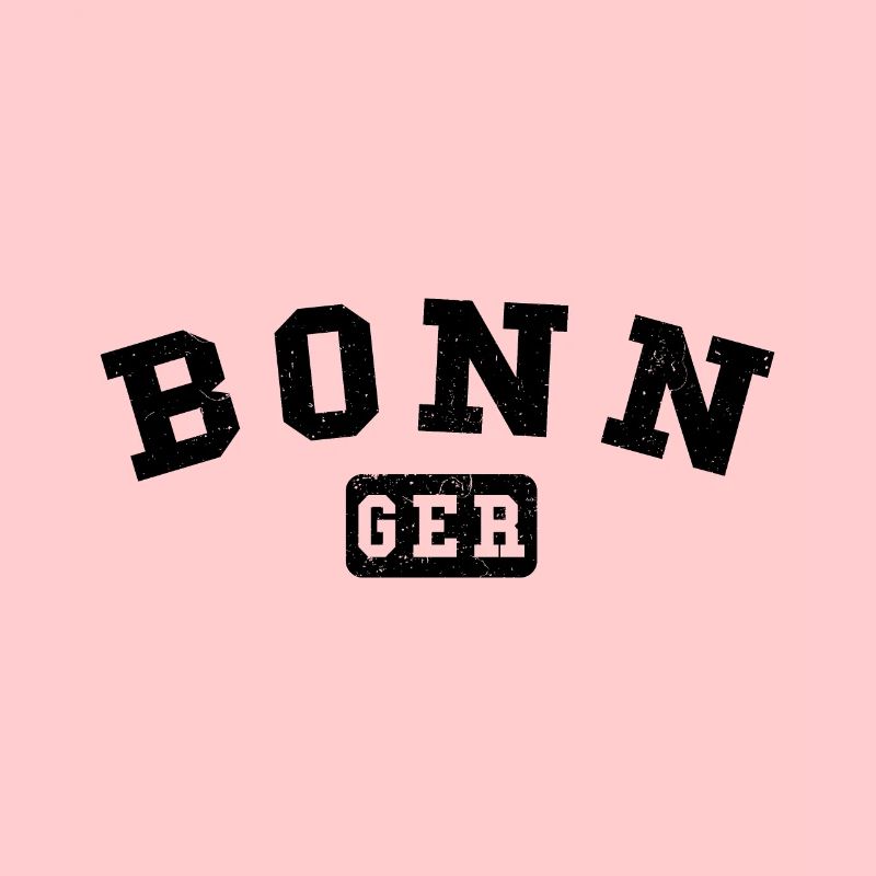 Bonn GER – Vintage Städte-Design