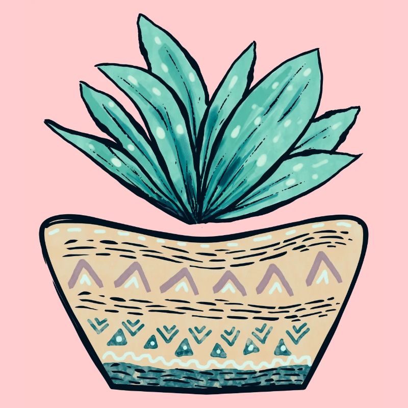 Succulent Pot Pattern