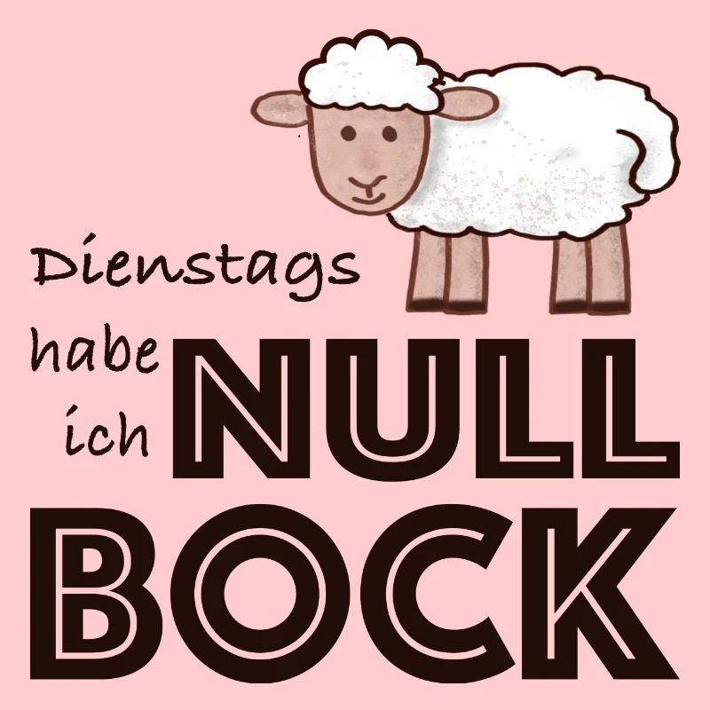 Null Bock auf Dienstag - Schaf