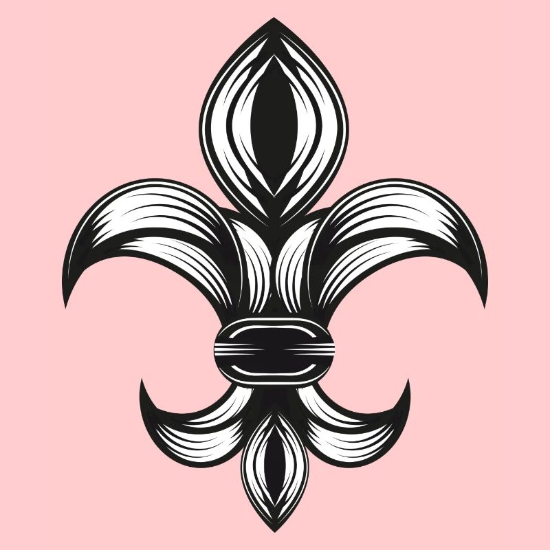 iris stylisé - Fleur-de-Lys