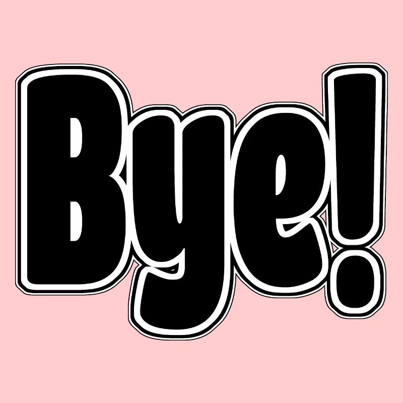 Au revoir!. Expression joyeuse