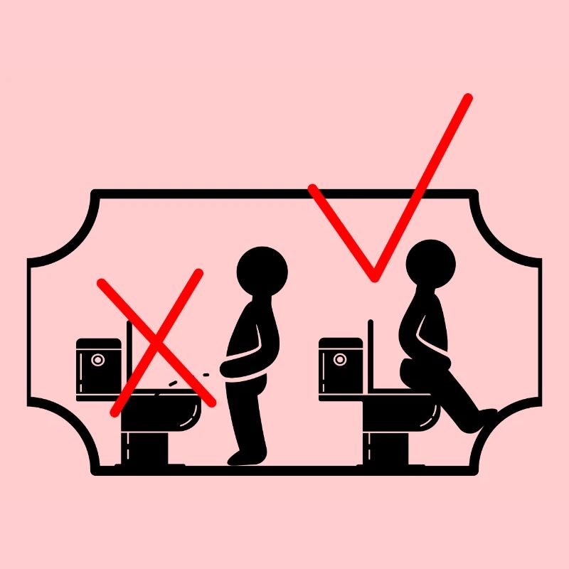 WC Aufkleber