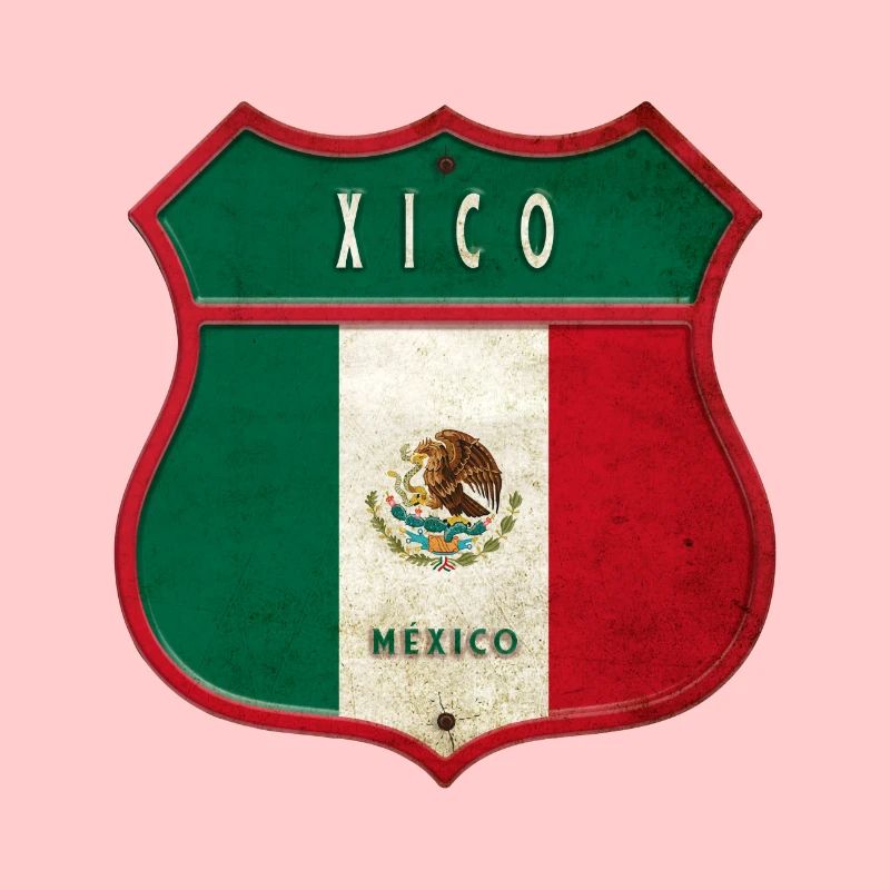 Xico Mexiko Wappen Design