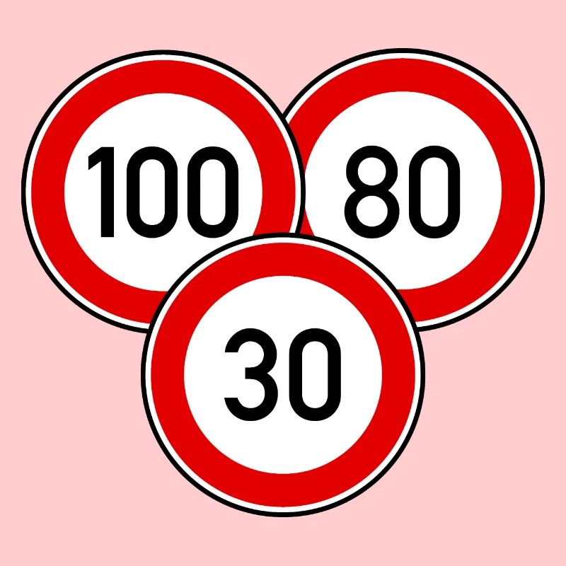 Tempolimit 100 - 80 - 30