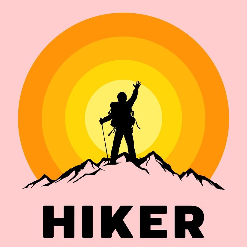 Hikers, climbing, hiking, saying, nature experience