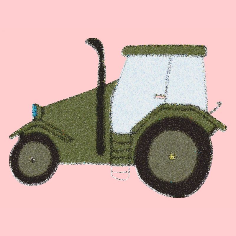 Tractor Oldtimer Impressionism