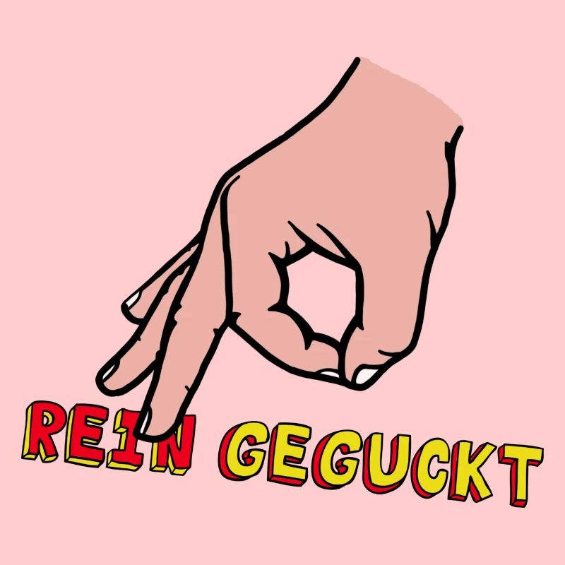 Comic Hand Index Finger with Retro Text